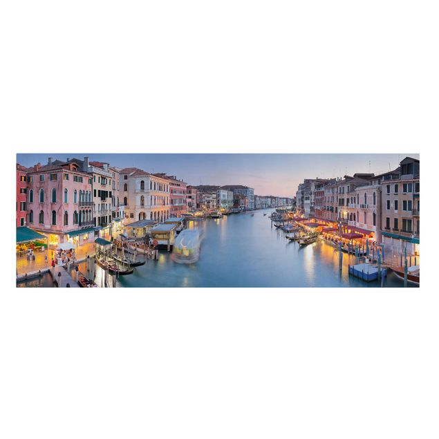 Tableau ville du monde Soirée sur le Grand Canal à Venise