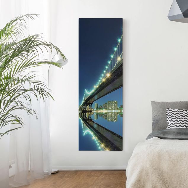 Cadre New York Pont abstrait de Manhattan