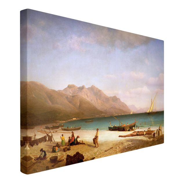 Tableaux romantisme Albert Bierstadt - Baie de Salerne