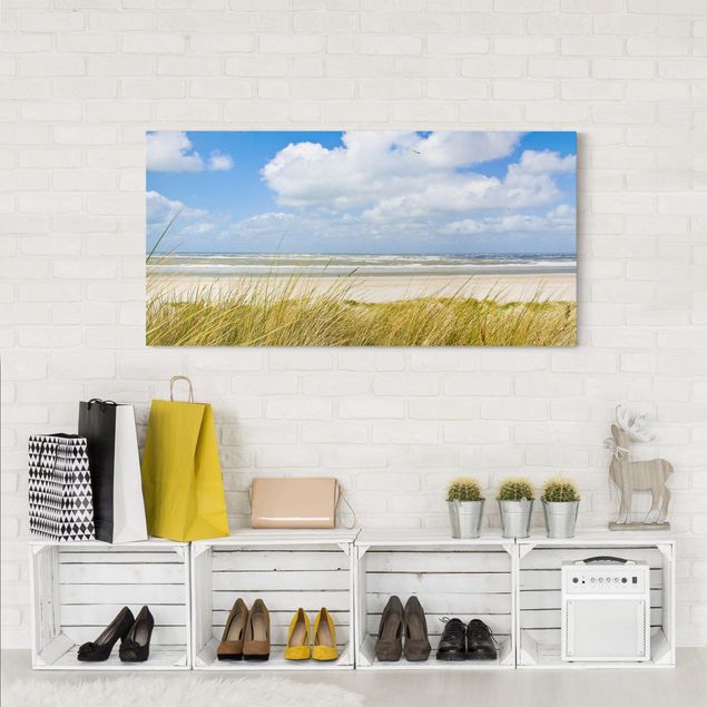 Tableaux sur toile avec dunes Sur la côte de la mer du Nord