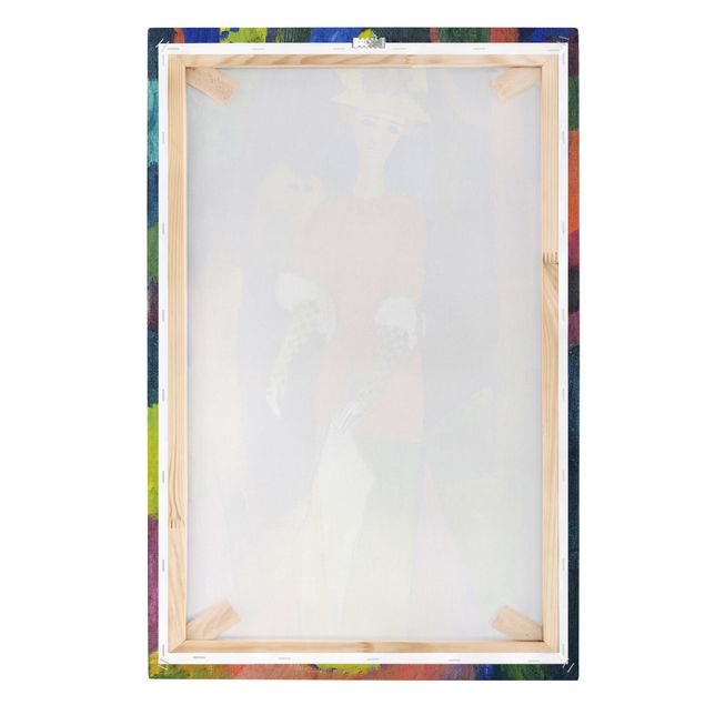 Tableau multicolore August Macke - Femme dans un parc