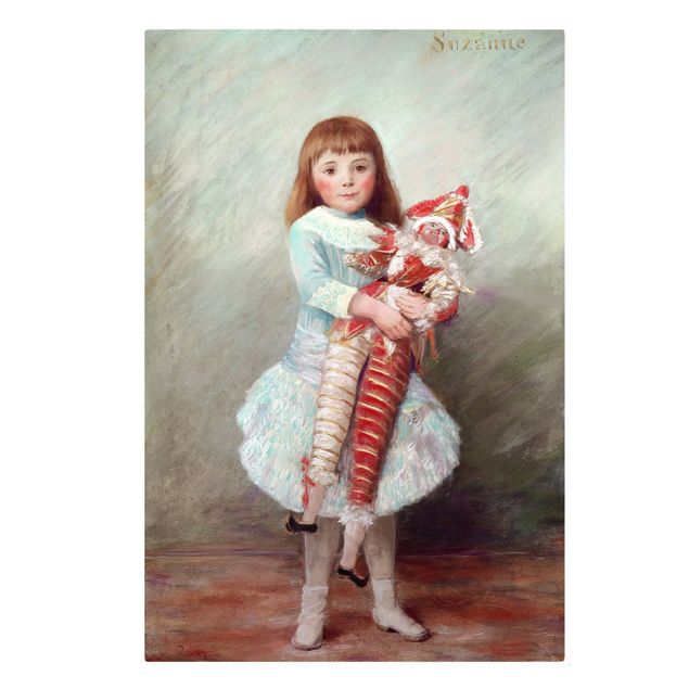 Tableaux moderne Auguste Renoir - Suzanne avec la marionnette Arlequin