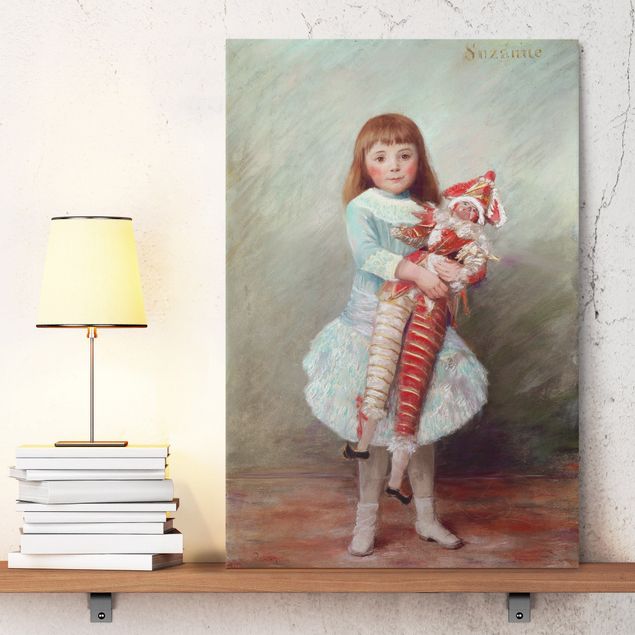 Déco mur cuisine Auguste Renoir - Suzanne avec la marionnette Arlequin