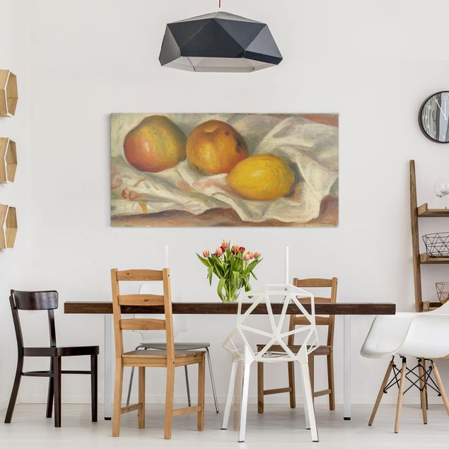 Décoration artistique Auguste Renoir - Deux pommes et un citron