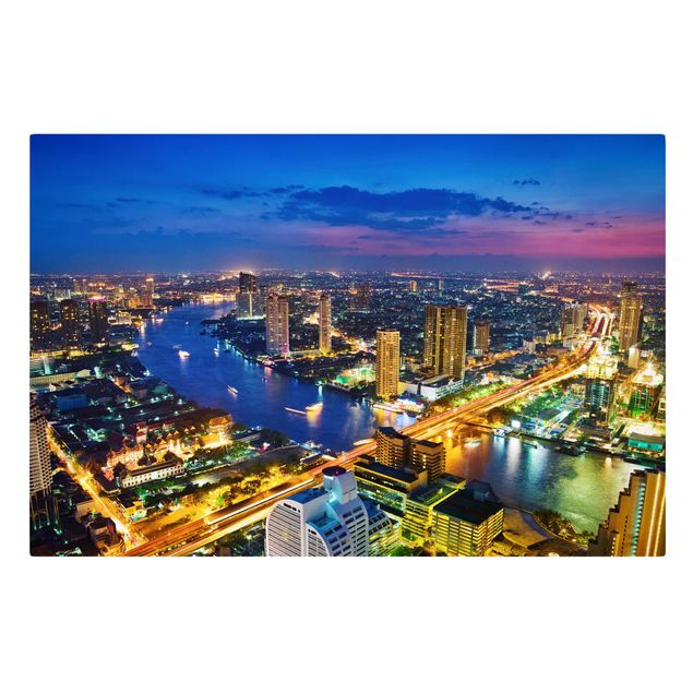 Tableau de ville Bangkok Skyline