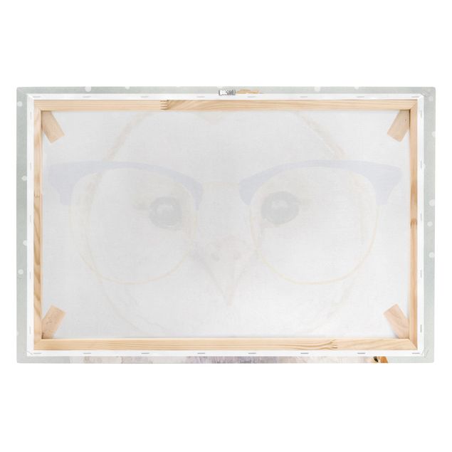 Impression sur toile - Animals With Glasses - Owl