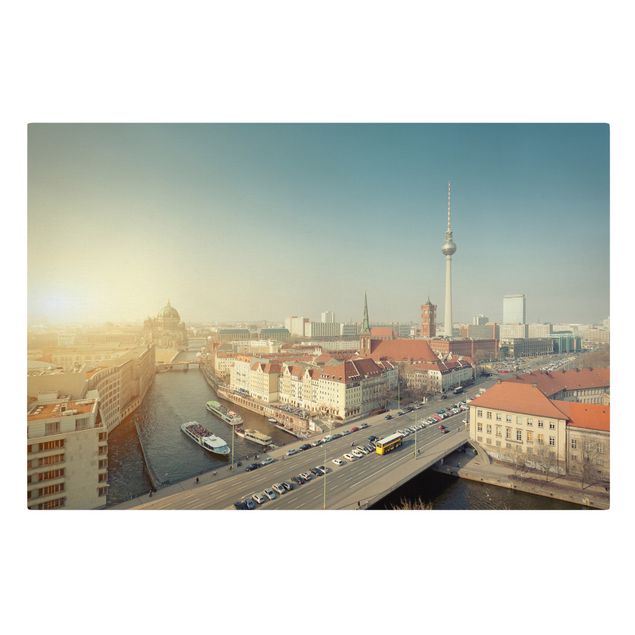 Tableau de ville Berlin le matin
