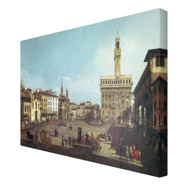 Courant artistique Postimpressionnisme Bernardo Bellotto - La Piazza della Signoria à Florence