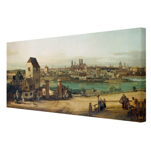 Tableaux sur toile Munich Bernardo Bellotto - Munich, vu de Haidhausen