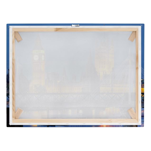 Tableaux de Rainer Mirau Big Ben et Palais de Westminster à Londres la nuit