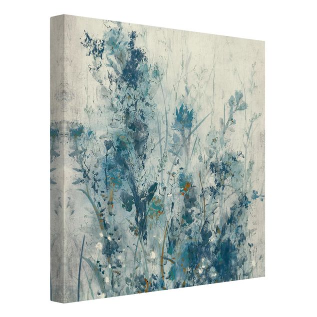 Tableau floral mural Blue Spring Meadow I