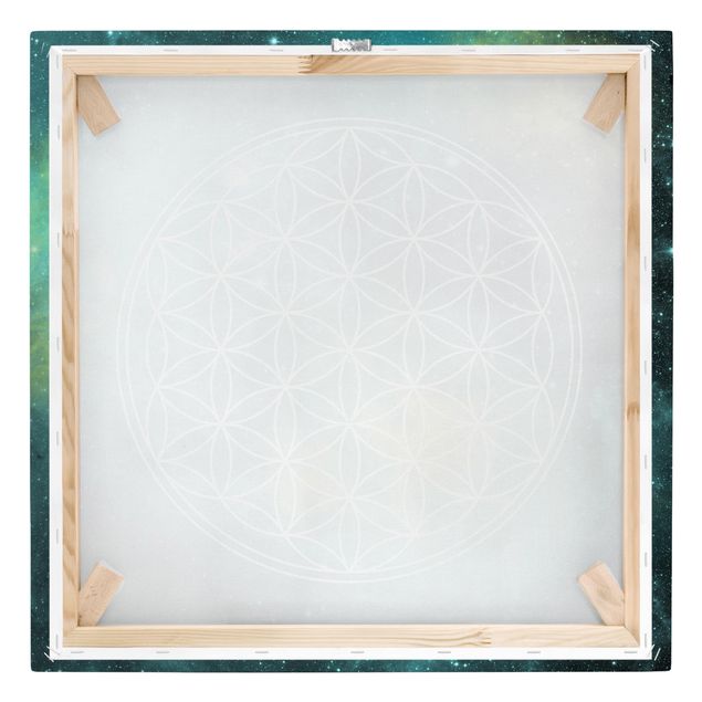Impression sur toile - Flower Of Life In Starlight