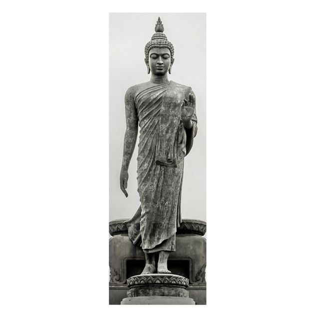 Tableaux noir et blanc Statue de Bouddha