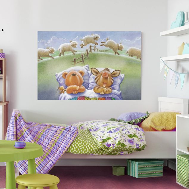 Tableaux modernes Buddy Bear - Counting Sheep