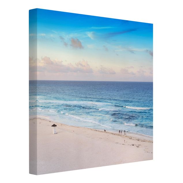 Tableaux mer Coucher de soleil sur l'océan à Cancun