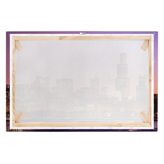 Impressions sur toile Chicago Skyline