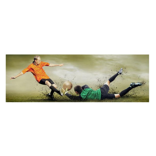 Impression sur toile - Clash Of The Football Players