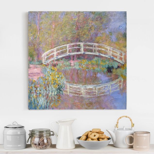Tableau paysages Claude Monet - Pont du jardin de Monet