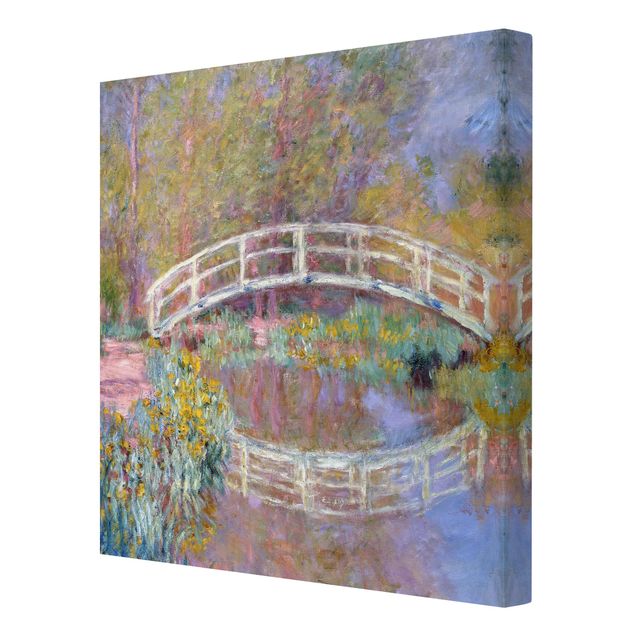 tableaux floraux Claude Monet - Pont du jardin de Monet