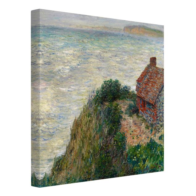 Tableau bord de mer Claude Monet - Maison du pêcheur à Petit Ailly
