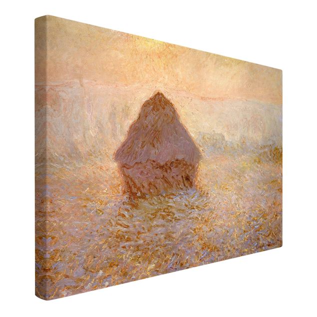 Tableaux Artistiques Claude Monet - La meule de foin dans la brume