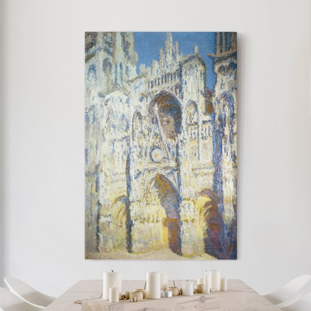 Déco mur cuisine Claude Monet - Portail de la cathédrale de Rouen