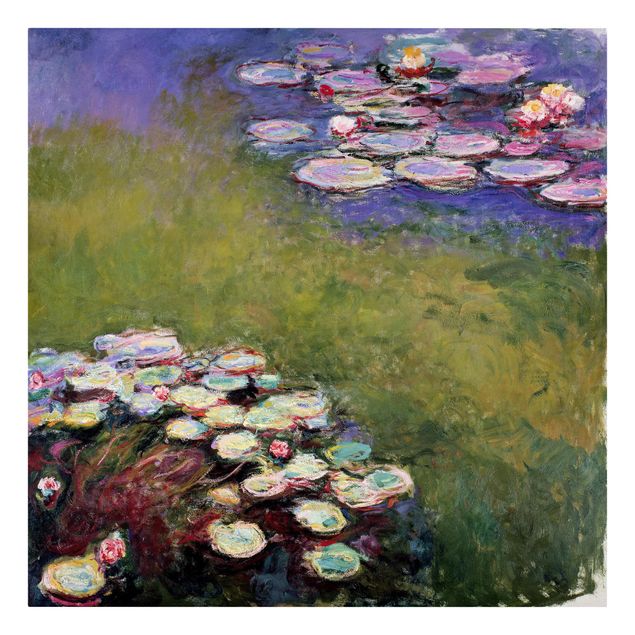 Toiles roses Claude Monet - Nénuphars