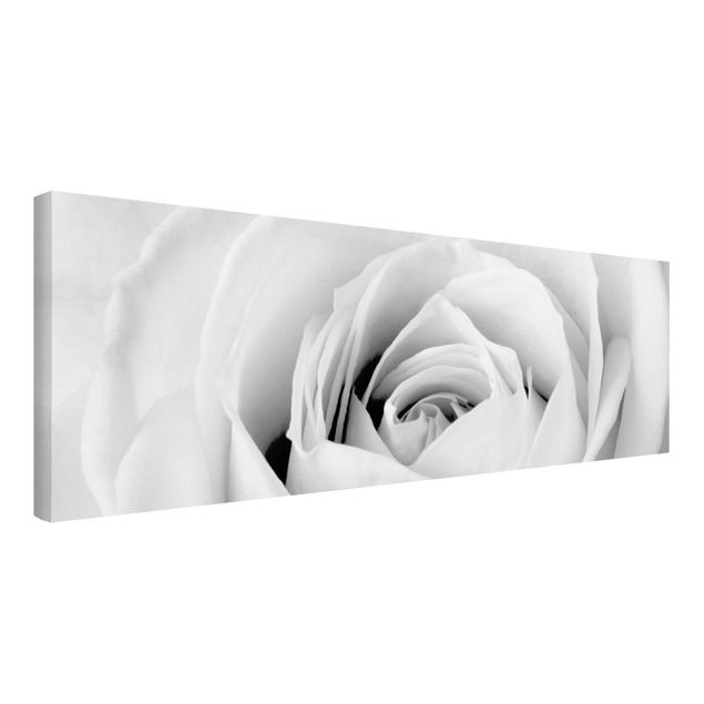 Tableau sur toile fleurs Close Up Rose