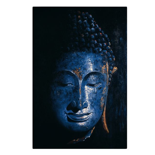 Tableau bleu Bouddha de Delhi
