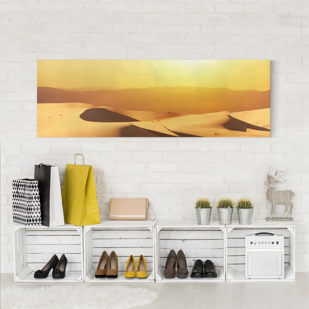 Tableaux sur toile avec dunes Le désert d'Arabie Saoudite