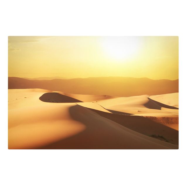 Tableau moderne Le désert d'Arabie Saoudite
