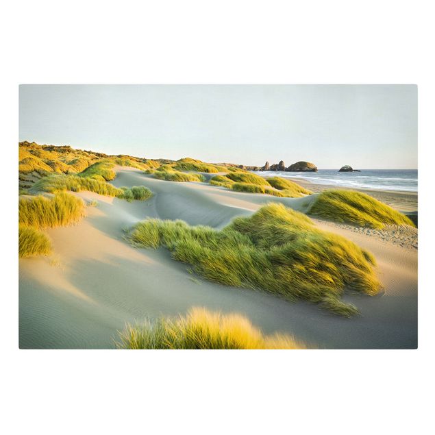 Tableaux paysage Dunes et herbes à la mer