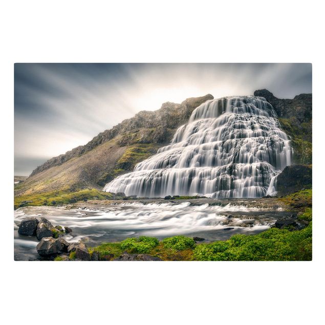 Toile cascade Dynjandi Waterfall