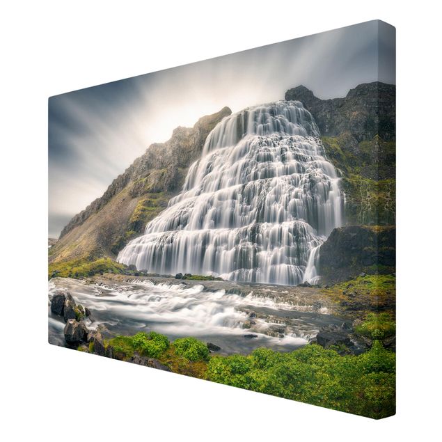Tableaux moderne Dynjandi Waterfall
