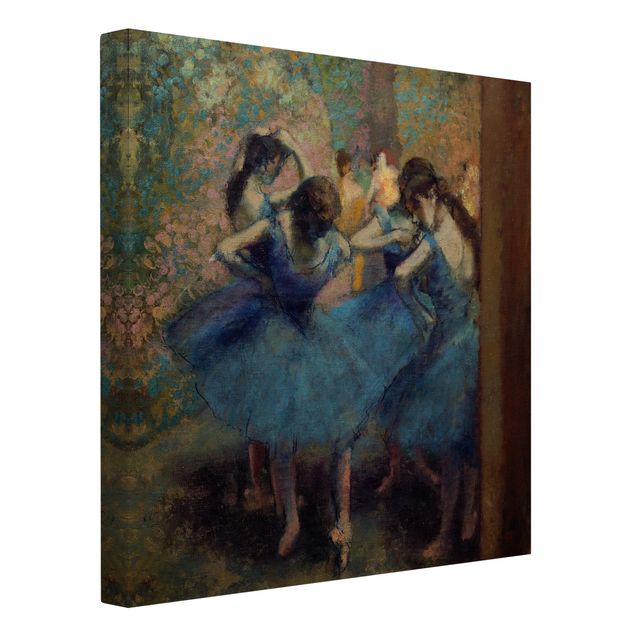 Tableau ballerine Edgar Degas - Danseurs bleus