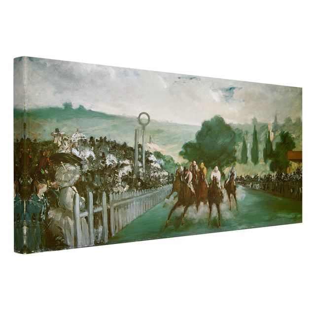 Tableau artistique Edouard Manet - Courses à Longchamp