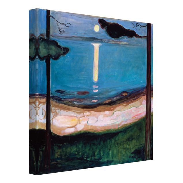 Courant artistique Postimpressionnisme Edvard Munch - Nuit de lune