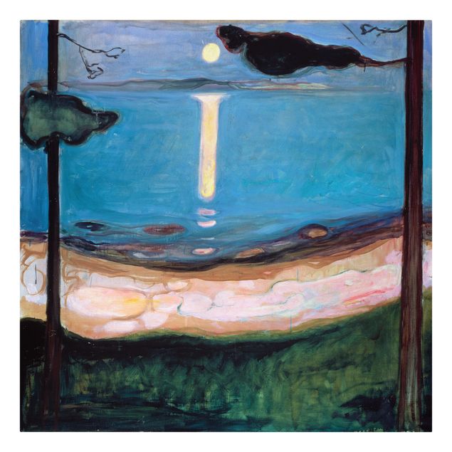 Décoration artistique Edvard Munch - Nuit de lune