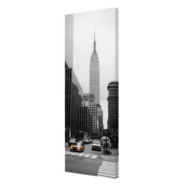 Tableaux sur toile en noir et blanc Empire State Building
