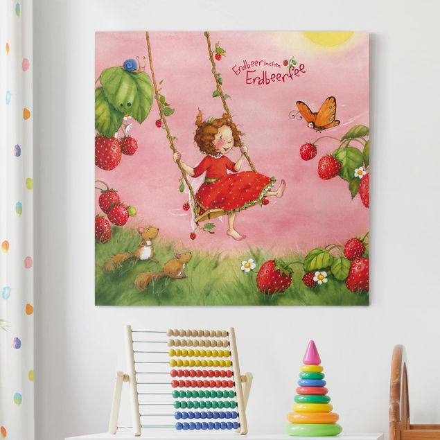 Déco chambre enfant The Strawberry Fairy - La balançoire dans l'arbre