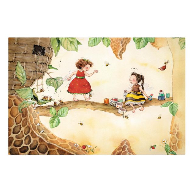 Impressions sur toile The Strawberry Fairy - Chez la fée des abeilles
