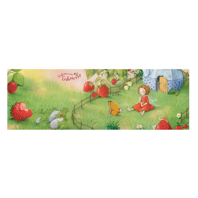 Tableau décoration The Strawberry Fairy - Dans le jardin