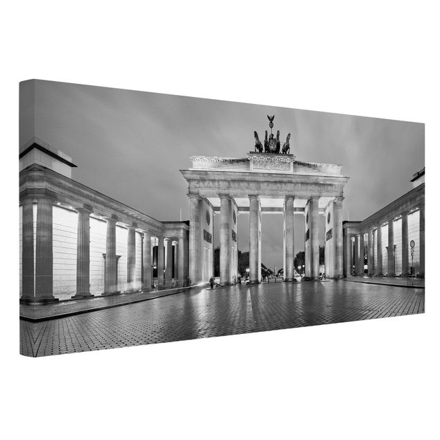 Tableaux sur toile Berlin Porte de Brandebourg illuminée II