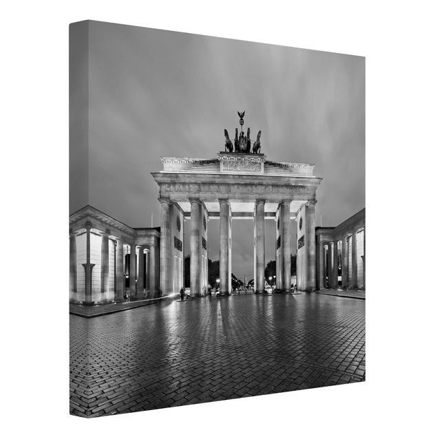 Tableaux sur toile Berlin Porte de Brandebourg illuminée II