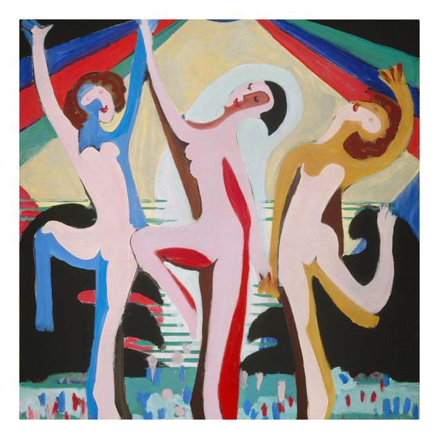 Tableaux nu Ernst Ludwig Kirchner - Danse des couleurs