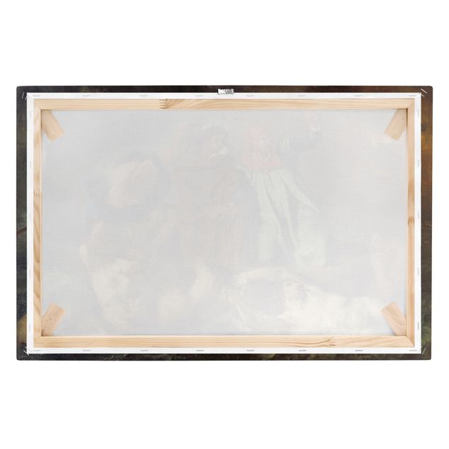 Tableaux muraux Eugène Delacroix - La Barque de Dante (Dante et Virgile en enfer)