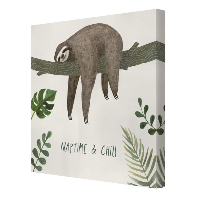 Toile murale Sayings Sloth - Chill