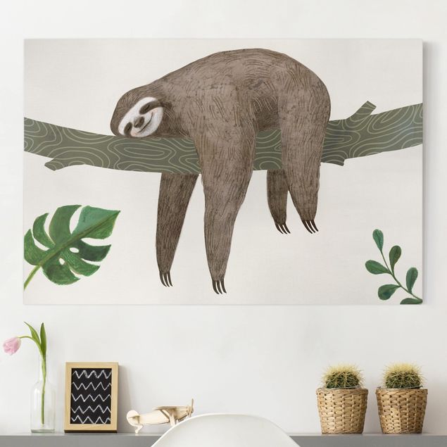 Tableaux moderne Sayings Sloth - Chill