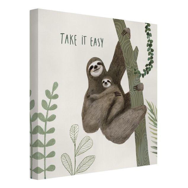 Tableaux citations Sloth Sayings - Easy