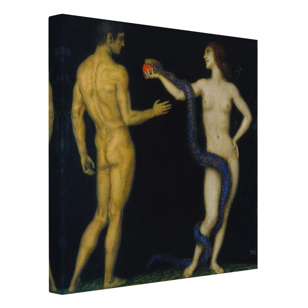 Tableaux modernes Franz von Stuck - Adam et Eve
